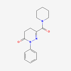 2-Phenyl-6-(piperidine-1-carbonyl)-4,5-dihydropyridazin-3-one