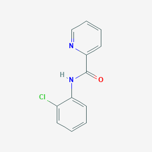 molecular formula C12H9ClN2O B7646116 N-(2-氯苯基)吡啶甲酰胺 