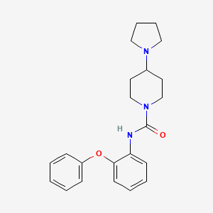 N-(2-phenoxyphenyl)-4-pyrrolidin-1-ylpiperidine-1-carboxamide