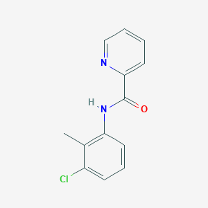 molecular formula C13H11ClN2O B7646194 N-(3-chloro-2-methylphenyl)pyridine-2-carboxamide 