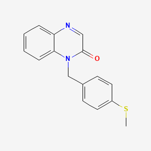 1-[(4-Methylsulfanylphenyl)methyl]quinoxalin-2-one