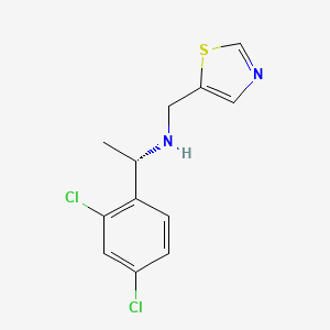 (1S)-1-(2,4-dichlorophenyl)-N-(1,3-thiazol-5-ylmethyl)ethanamine