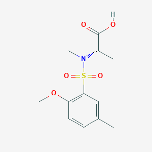 (2S)-2-[(2-methoxy-5-methylphenyl)sulfonyl-methylamino]propanoic acid