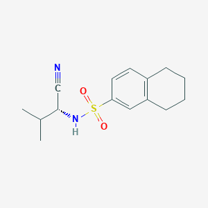 N-[(1R)-1-cyano-2-methylpropyl]-5,6,7,8-tetrahydronaphthalene-2-sulfonamide