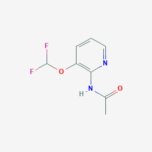 N-[3-(difluoromethoxy)pyridin-2-yl]acetamide