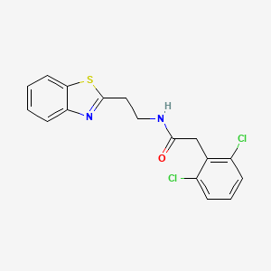 N-[2-(1,3-benzothiazol-2-yl)ethyl]-2-(2,6-dichlorophenyl)acetamide