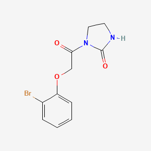 1-[2-(2-Bromophenoxy)acetyl]imidazolidin-2-one