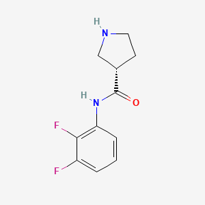 (3S)-N-(2,3-difluorophenyl)pyrrolidine-3-carboxamide