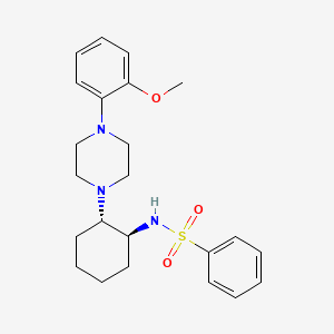 N-{(1S,2S)-2-[4-(2-methoxyphenyl)piperazin-1-yl]cyclohexyl}benzenesulfonamide