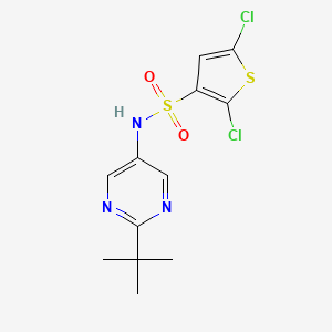 N-(2-tert-butylpyrimidin-5-yl)-2,5-dichlorothiophene-3-sulfonamide