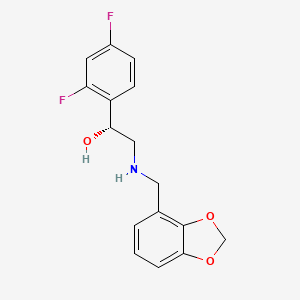 (1R)-2-(1,3-benzodioxol-4-ylmethylamino)-1-(2,4-difluorophenyl)ethanol