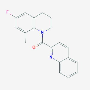 (6-fluoro-8-methyl-3,4-dihydro-2H-quinolin-1-yl)-quinolin-2-ylmethanone