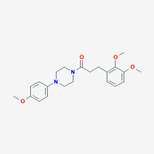 3-(2,3-Dimethoxyphenyl)-1-[4-(4-methoxyphenyl)piperazin-1-yl]propan-1-one