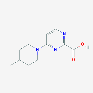 4-(4-Methylpiperidin-1-yl)pyrimidine-2-carboxylic acid