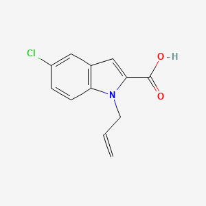 5-Chloro-1-prop-2-enylindole-2-carboxylic acid