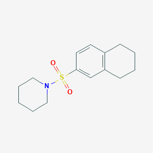 1-(5,6,7,8-Tetrahydronaphthalene-2-sulfonyl)piperidine