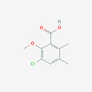 3-Chloro-2-methoxy-5,6-dimethylbenzoic acid