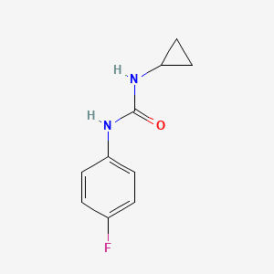 molecular formula C10H11FN2O B7647190 1-Cyclopropyl-3-(4-fluorophenyl)urea 