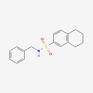 N-benzyl-5,6,7,8-tetrahydronaphthalene-2-sulfonamide