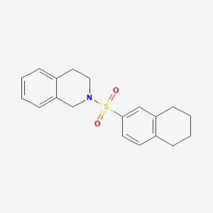 2-(5,6,7,8-tetrahydronaphthalen-2-ylsulfonyl)-3,4-dihydro-1H-isoquinoline