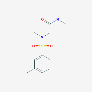 2-[(3,4-dimethylphenyl)sulfonyl-methylamino]-N,N-dimethylacetamide