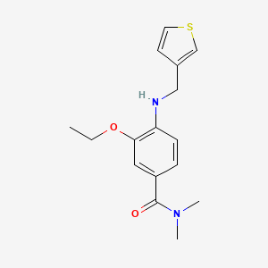 3-ethoxy-N,N-dimethyl-4-(thiophen-3-ylmethylamino)benzamide