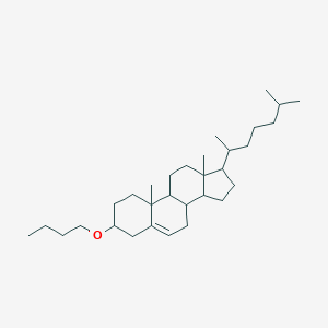 molecular formula C31H54O B076474 3-butoxy-10,13-dimethyl-17-(6-methylheptan-2-yl)-2,3,4,7,8,9,11,12,14,15,16,17-dodecahydro-1H-cyclopenta[a]phenanthrene CAS No. 10322-03-9