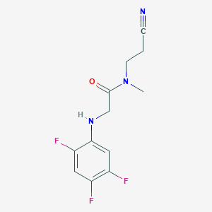 N-(2-cyanoethyl)-N-methyl-2-(2,4,5-trifluoroanilino)acetamide