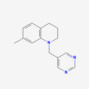 7-methyl-1-(pyrimidin-5-ylmethyl)-3,4-dihydro-2H-quinoline