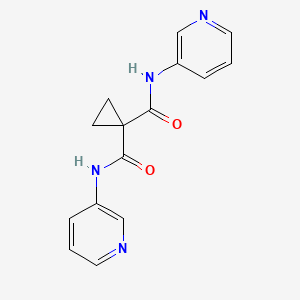 1-N,1-N'-dipyridin-3-ylcyclopropane-1,1-dicarboxamide