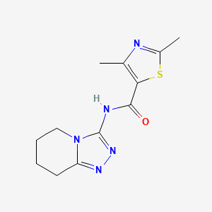 2,4-dimethyl-N-(5,6,7,8-tetrahydro-[1,2,4]triazolo[4,3-a]pyridin-3-yl)-1,3-thiazole-5-carboxamide