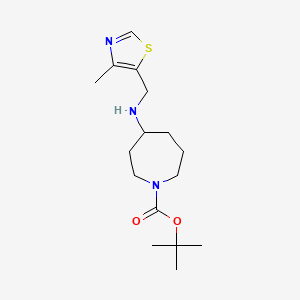 Tert-butyl 4-[(4-methyl-1,3-thiazol-5-yl)methylamino]azepane-1-carboxylate