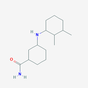 molecular formula C15H28N2O B7647819 3-[(2,3-Dimethylcyclohexyl)amino]cyclohexane-1-carboxamide 