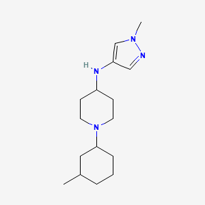 1-(3-methylcyclohexyl)-N-(1-methylpyrazol-4-yl)piperidin-4-amine