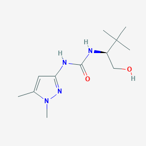 1-(1,5-dimethylpyrazol-3-yl)-3-[(2S)-1-hydroxy-3,3-dimethylbutan-2-yl]urea