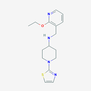 N-[(2-ethoxypyridin-3-yl)methyl]-1-(1,3-thiazol-2-yl)piperidin-4-amine