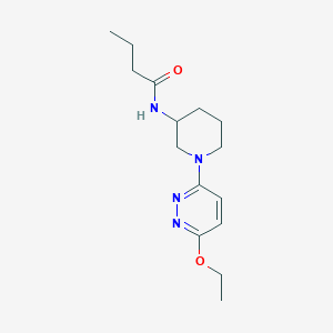 N-[1-(6-ethoxypyridazin-3-yl)piperidin-3-yl]butanamide