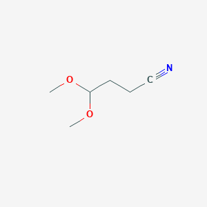 molecular formula C6H11NO2 B076483 4,4-二甲氧基丁腈 CAS No. 14618-78-1