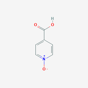 molecular formula C6H5NO3 B076485 N-oxyde d'acide isonicotinique CAS No. 13602-12-5