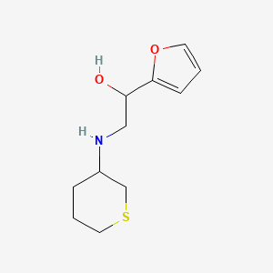 1-(Furan-2-yl)-2-(thian-3-ylamino)ethanol