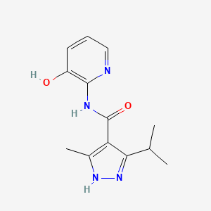 N-(3-hydroxypyridin-2-yl)-5-methyl-3-propan-2-yl-1H-pyrazole-4-carboxamide