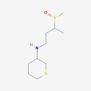 N-(3-methylsulfinylbutyl)thian-3-amine