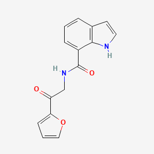 N-[2-(furan-2-yl)-2-oxoethyl]-1H-indole-7-carboxamide