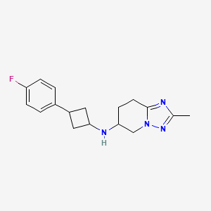 N-[3-(4-fluorophenyl)cyclobutyl]-2-methyl-5,6,7,8-tetrahydro-[1,2,4]triazolo[1,5-a]pyridin-6-amine