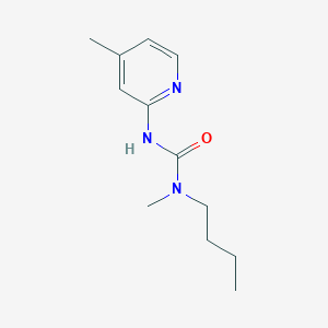 1-Butyl-1-methyl-3-(4-methylpyridin-2-yl)urea