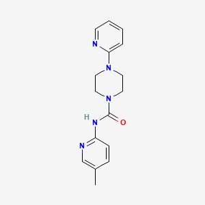 N-(5-methylpyridin-2-yl)-4-pyridin-2-ylpiperazine-1-carboxamide