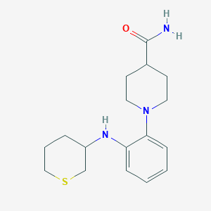 1-[2-(Thian-3-ylamino)phenyl]piperidine-4-carboxamide