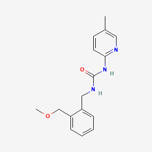 1-[[2-(Methoxymethyl)phenyl]methyl]-3-(5-methylpyridin-2-yl)urea