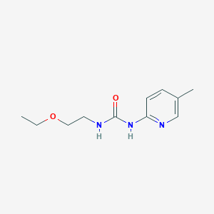 molecular formula C11H17N3O2 B7649625 1-(2-Ethoxyethyl)-3-(5-methylpyridin-2-yl)urea 