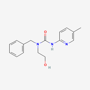 1-Benzyl-1-(2-hydroxyethyl)-3-(5-methylpyridin-2-yl)urea